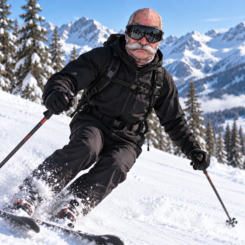 🎁😂 Funny, realistic ski mask – The perfect gift for winter enthusiasts! ⛄