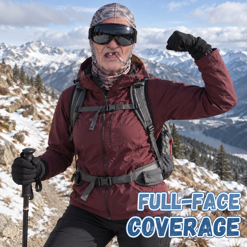 🎁😂 Funny, realistic ski mask – The perfect gift for winter enthusiasts! ⛄